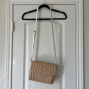 Woven Basket Crossbody Bag